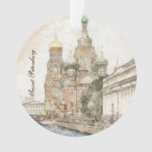 Sint-Petersburg Rusland Ornament – Reissouvenir (voorkant)