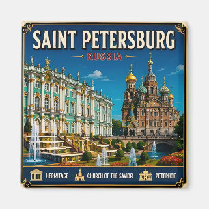 🏛️ Sint-Petersburg Rusland Reis Herinnering Cadea Magneet