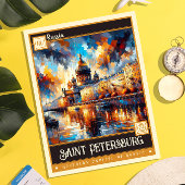 Sint-Petersburg, Rusland |  schilderij Briefkaart