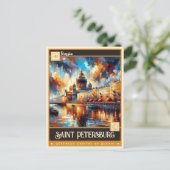 Sint-Petersburg, Rusland |  schilderij Briefkaart (Staand voorkant)