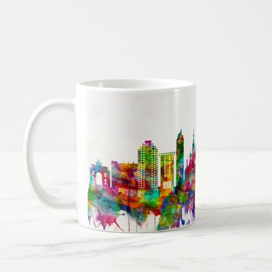 Sint-Petersburg Rusland Skyline Koffiemok (Links)