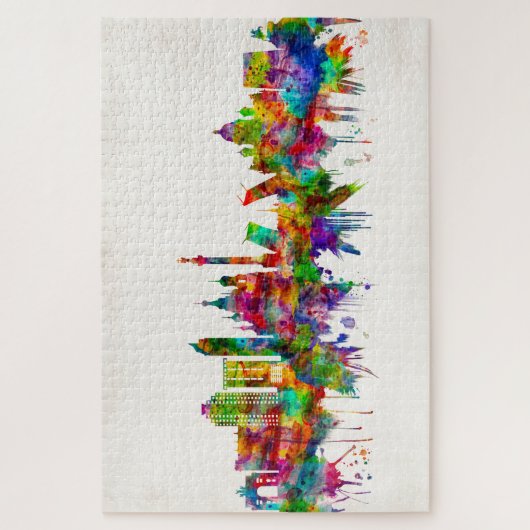 Sint-Petersburg Rusland Skyline Legpuzzel (Verticaal)