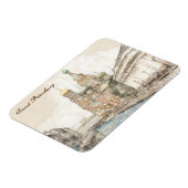 Sint-Petersburg Rusland souvenirmagneet – Schilder Magneet (Linkerzijde)
