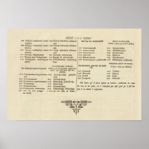 Sint-Petersburg, Rusland Titel Pagina Index 3 Poster