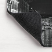 Sint-Petersburg Rusland zwart-wit Mousepad Muismat (Hoek)