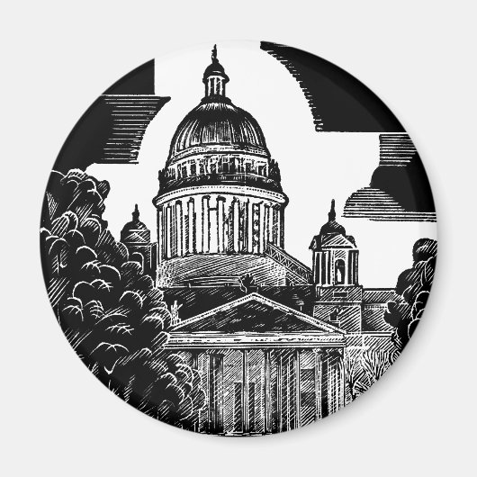 SINT-PETERSBURG - Sint-Izaäkkathedraal magneet (Voorkant)