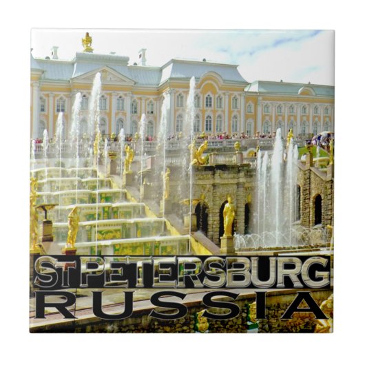 Sint-Petersburg Tegeltje (Voorkant)