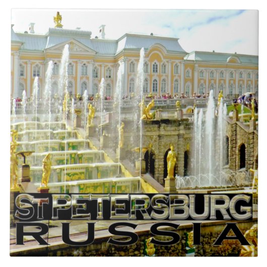 Sint-Petersburg Tegeltje (Voorkant)