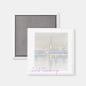 Sint-Petersburg Uitzicht landschap Magnet (Voorkant / Achterkant)