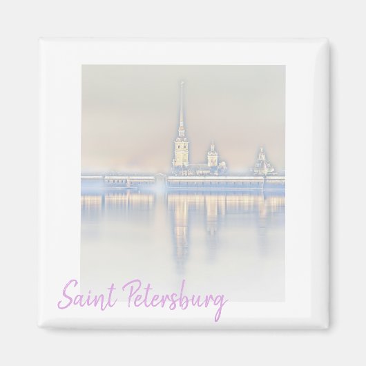 Sint-Petersburg Uitzicht landschap Magnet (Voorkant)
