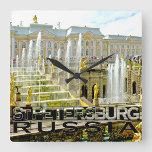 Sint-Petersburg Vierkante Klok