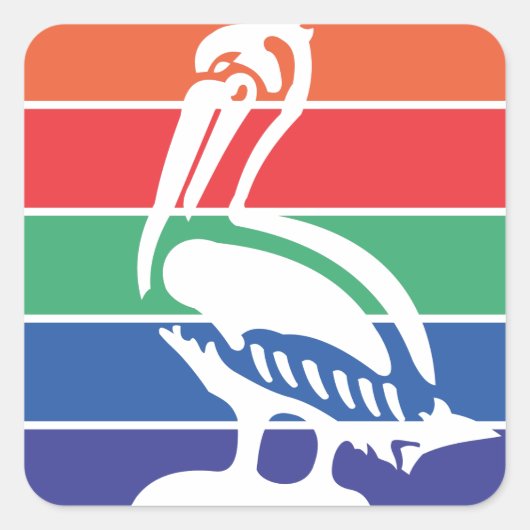 Sint-Petersburg Vierkante Sticker (Voorkant)