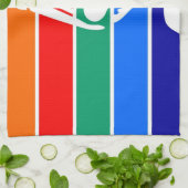 Sint-Petersburg vlag Florida Amerika Theedoek (Gevouwen)