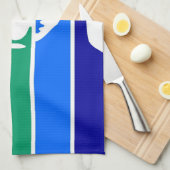 Sint-Petersburg vlag Florida Amerika Theedoek (Quarter Fold)