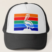 Sint-Petersburg vlag Florida Amerika Trucker Pet (Voorkant)