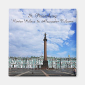 Sint-Petersburg, Winterpaleis & Alexander Column Magneet (Voorkant)
