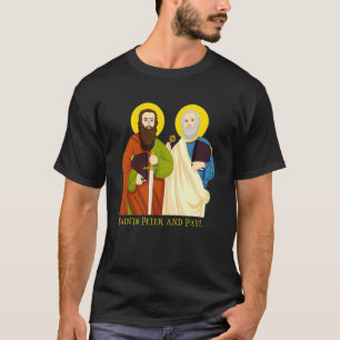 Sint Petrus en Paulus Katholieke Feestdag Sleutels T-shirt