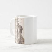 Sint Philip de apostel door Albrecht Dürer Koffiemok (Voorkant links)