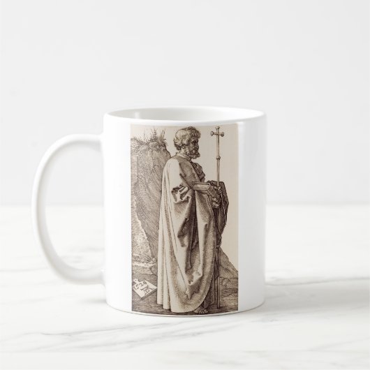 Sint Philip de apostel door Albrecht Dürer Koffiemok (Links)