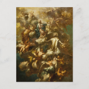 Sint-Philip Neri in Glory door Giovanni Ferretti Briefkaart