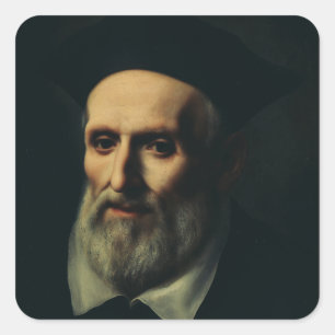 Sint Philip Neri Tweede Apostel van Rome Kunst Vierkante Sticker