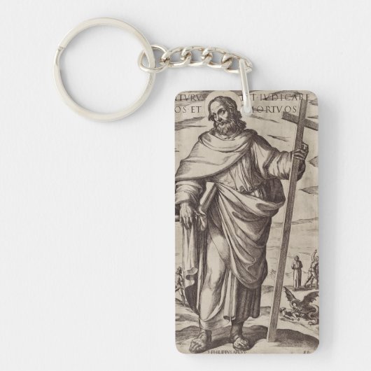 Sint Philipus een van de Twaalf Apostelen Sleutelhanger (Voorkant)