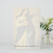 Sint Philomena Briefpapier (Staand voorkant)