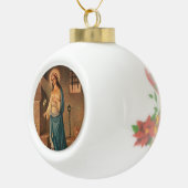 Sint-Philomena kerstornament Keramische Bal Ornament (Rechts)