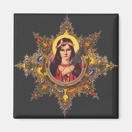 Sint Philomena Magneet (Voorkant)