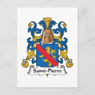 Sint-Pierre Family Crest Briefkaart