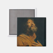 Sint-Pieter door Antoon van Dyck Magneet (Voorkant / Achterkant)