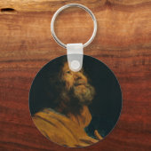 Sint-Pieter door Antoon van Dyck Sleutelhanger (Voorkant)