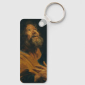 Sint-Pieter door Antoon van Dyck Sleutelhanger (Achterkant)