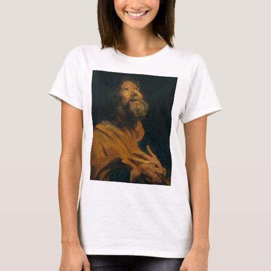 Sint-Pieter door Antoon van Dyck  T-shirt (Voorkant)
