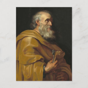 Sint-Pieter door Peter Paul Rubens Briefkaart