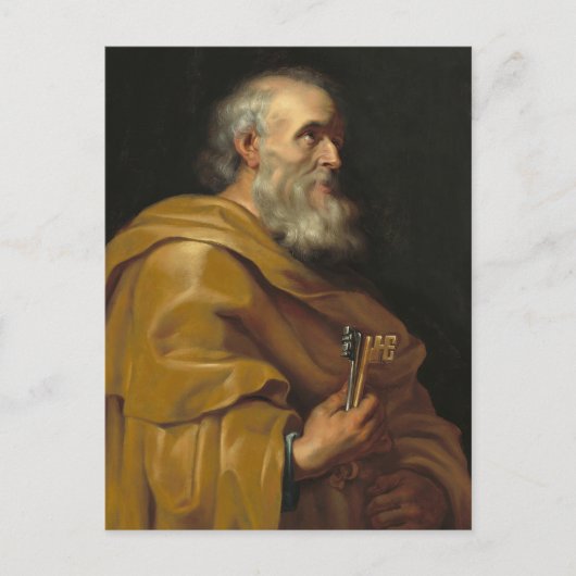 Sint-Pieter door Peter Paul Rubens Briefkaart (Voorkant)