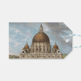 Sint-Pietersbasiliek in Vaticaanstad Cadeaulabel