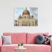 Sint-Pietersbasiliek in Vaticaanstad Canvas Afdruk (Insitu (Woonkamer))