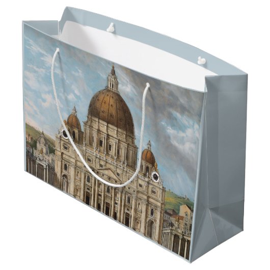 Sint-Pietersbasiliek in Vaticaanstad Groot Cadeauzakje (Achterkant Gekanteld)