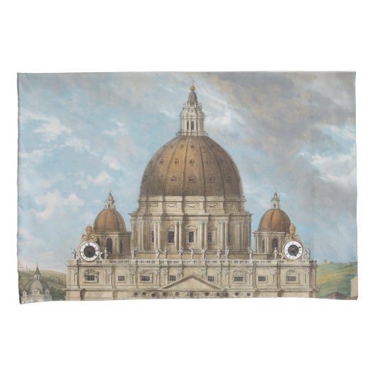 Sint-Pietersbasiliek in Vaticaanstad Kussensloop (Voorkant-Rechts)