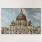 Sint-Pietersbasiliek in Vaticaanstad Legpuzzel (Horizontaal)