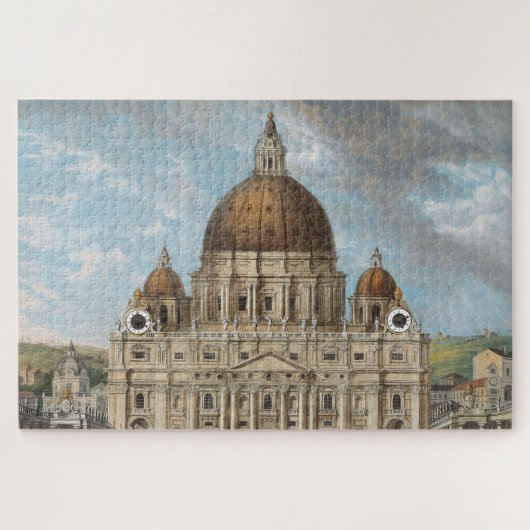 Sint-Pietersbasiliek in Vaticaanstad Legpuzzel (Horizontaal)
