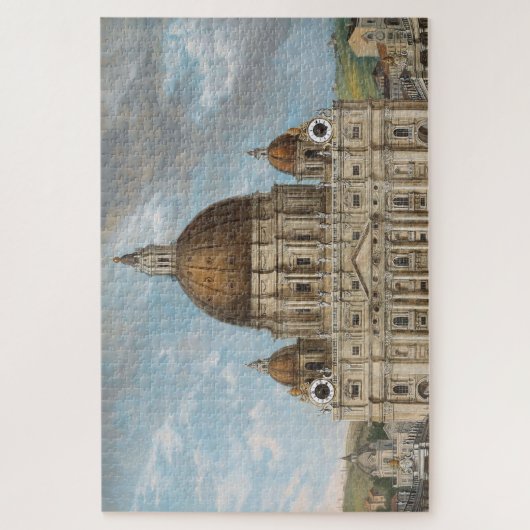 Sint-Pietersbasiliek in Vaticaanstad Legpuzzel (Verticaal)