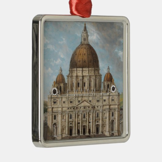 Sint-Pietersbasiliek in Vaticaanstad Metalen Ornament (Rechts)