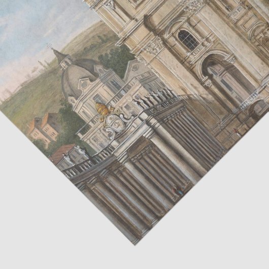 Sint-Pietersbasiliek in Vaticaanstad Tissuepapier (Detail)