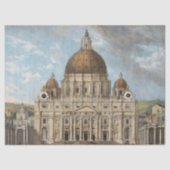 Sint-Pietersbasiliek in Vaticaanstad Tissuepapier (Voorkant)