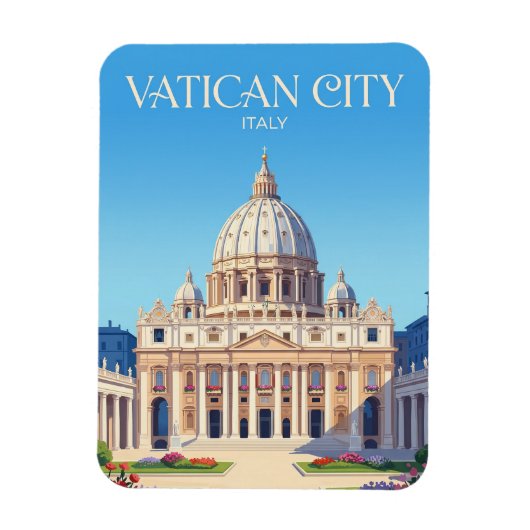 Sint-Pietersbasiliek Italië Magneet (Verticaal)