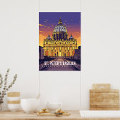 Sint-Pietersbasiliek, poster voor reiskunst (Keuken)