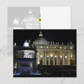 Sint-Pietersbasiliek, Vaticaanstad - Briefkaart (Voorkant / Achterkant)
