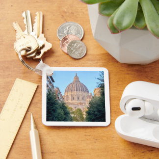 Sint-Pietersbasiliek Vaticaanstad Iconisch Landmar Sleutelhanger
